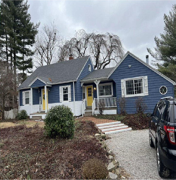 Professional siding installation completed on a home in Evansville Indiana